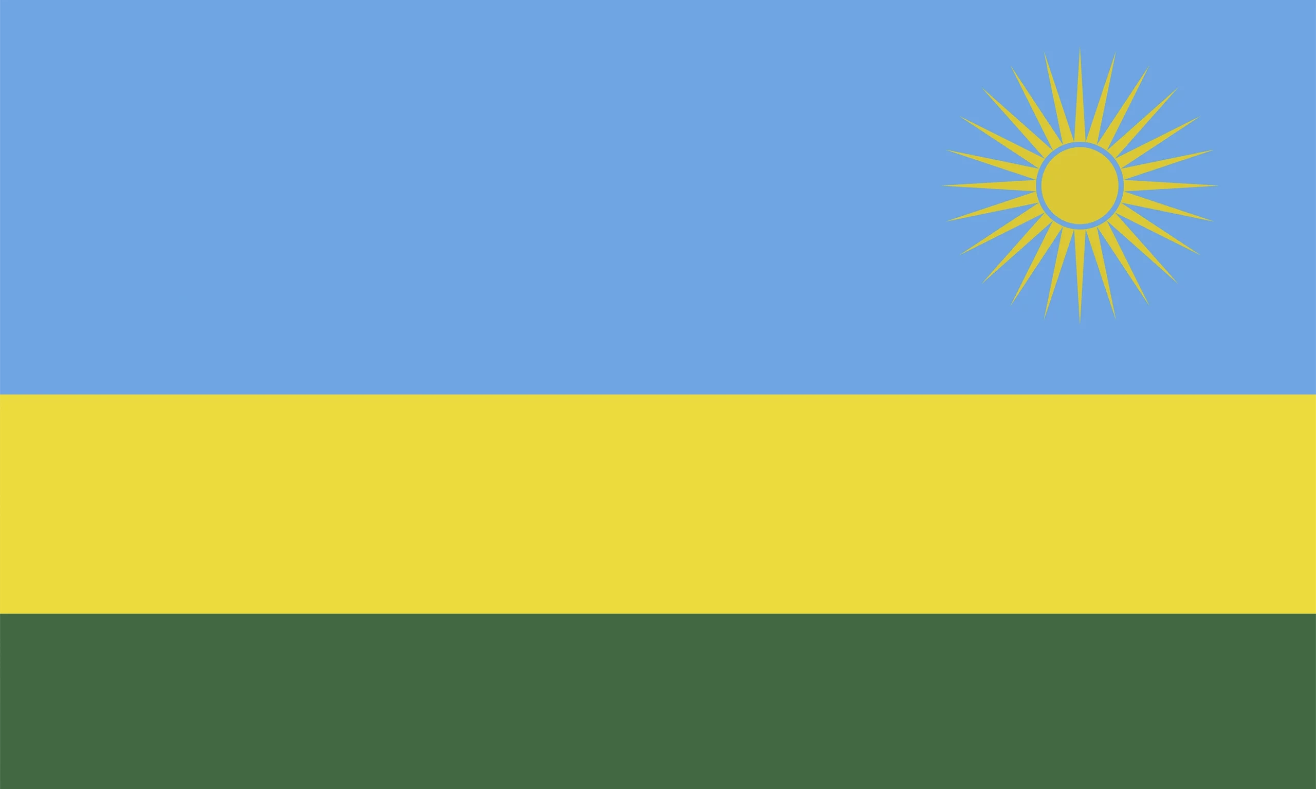 Flagge Ruanda